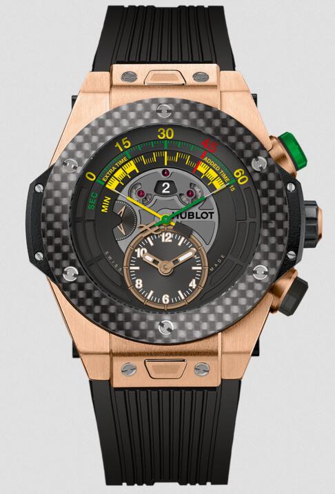 Hublot 412.OQ.1128.RX Bang Unico Bi-Retrograde Chrono King Gold Carbon watch prices